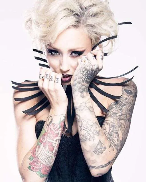 Tattoo model Shonda Mackey (Queenofblood) | Тату модель Shonda Mackey (Queenofblood)